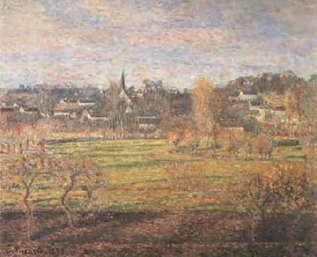 Camille Pissarro February Sunrise Bagincourt oil painting picture